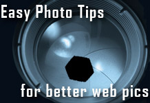 Easy Photo Tips for better web pics